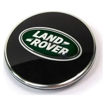 Poklice na kolo Krytky kol, pokličky na kola LAND ROVER 63mm černá zelená chrom LR069899