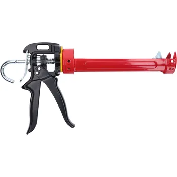 Vytlačovací pistole profi pistole pro obzvlášť tuhé směsi - určená pro 300 ml kartuše, převodový poměr 26:1