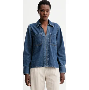 Dámská halenka Džínová blůza Rag & Bone RJ0525FSUKE modrá 55X, vel. XS