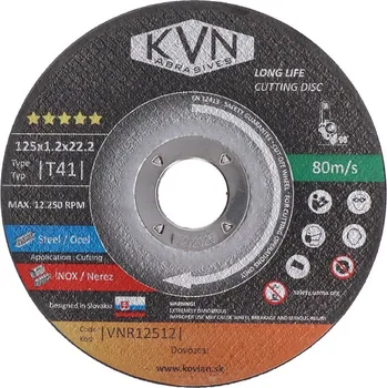 Řezný kotouč řezný kotouč profesionální na nerez - 125 x 1,2 x 22,2 mm