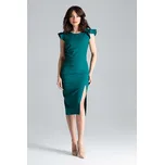 Dámské šaty Lenitif L034 Lenitif tyrkysová 997712