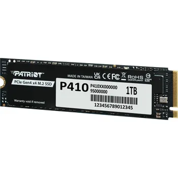 SSD disk PATRIOT P410 1TB SSD / Interní / M.2 PCIe Gen4 x4 NVMe / 2280