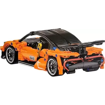 ostatní stavebnice JIE STAR Stavebnice RC sportovní auto oranžové 491 ks