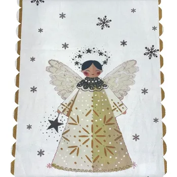 Vánoční dekorace UBRUS VÁNOČNÍ BĚHOUN 33X180CM Varianta: Zlatá