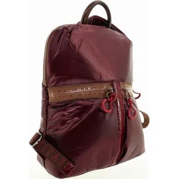 Kabelka HISPANITAS Dámský nylonový metalický vínový batoh BI254159-WINE-618 Velikost