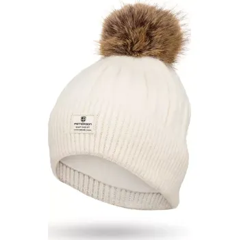 Čepice Dámská zateplená čepice s odnímatelnou bambulkou PETERSON® PTN HAT-09