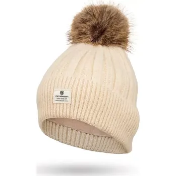Čepice Dámská zateplená čepice s odnímatelnou bambulkou PETERSON® PTN HAT-09