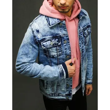 Pánská casual bunda Pánská bunda džínová modrá Dstreet DStreet modrá 1362061