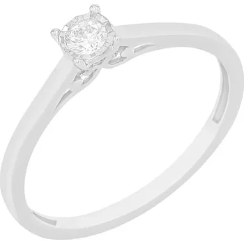 Prsten Elegantní diamantový prsten Arvel