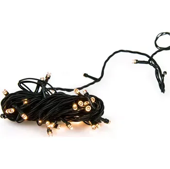 Vánoční dekorace Vánoční světýlka - 100 LED - 10 m - teple bílá