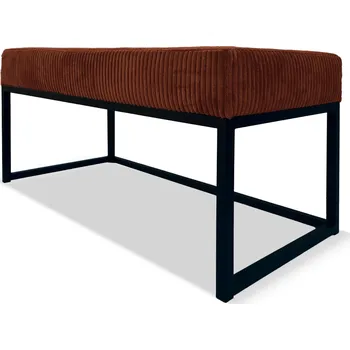 Taburet Lavička KAYA - rudá - manšestr - LINCOLN 52