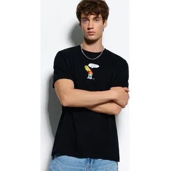 Pánské tričko Tričko s potiskem The Simpsons - XL - House - černá - 107EO-99X