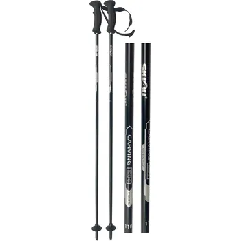 Sjezdová hůlka Sjezdové hole SKI4U Carving Carbon Composite Fibre 105-135cm
