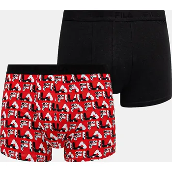Boxerky Boxerky Fila 2-pack červená barva, FU5345/2 FU5345.2 33X, vel. XL