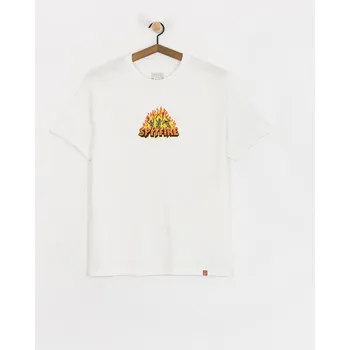 Pánské tričko Spitfire Hellfire (white w/multi color print) M, bílá