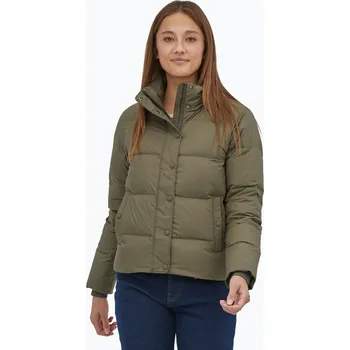 Dámská péřová bunda Patagonia Silent Down basin green