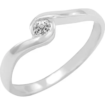 Prsten Zásnubní prsten s moissanitem Zanzo