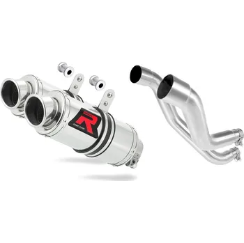 Výfuk pro motocykl Laděný výfuk Dominator Aprilia Pegaso 650 Trail 2006 - 2010 tlumič výfuku GP1 + dB killer medium