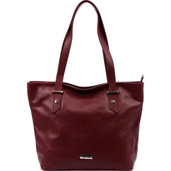 Kožená kabelka MiaMore vínová KZ2259313