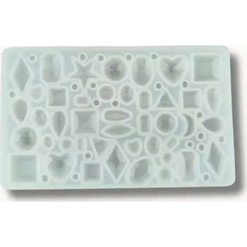 Silikonová forma na šperky mix mini tvarů 107x65mm