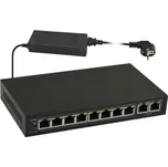 S108 10portový switch – 8x PoE 10/100Mbps + 2x uplink RJ45 10/100Mbps, PoE…
