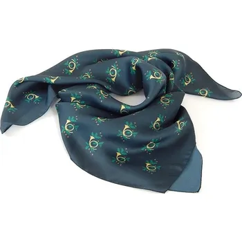 Šátek HEDVA ČESKÝ BROKÁT Šátek PESh 70x70 myslivecký - lesní roh