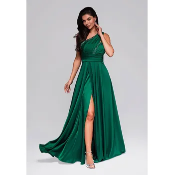 Dámské oblečení Edoti Evening dress LA-OM Edoti zelená 3431691