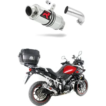 Auto-moto Laděný výfuk Dominator Suzuki DL 1000 V-Strom 2014 - 2016 výfuk GP1 tlumič + dB killer medium