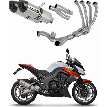 Výfuk pro motocykl Laděný výfuk Dominator Kawasaki Z1000 2017 - 2020 Kompletní systém Výfukové potrubí HP1 tlumič výfuku + dB killer