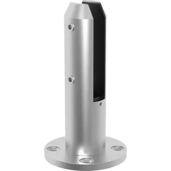 Podlahový držák skla, AISI316 - brus