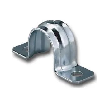 svorka Upevňovací spona 18 mm pozink., se 2 upevň. otvory (100 ks)