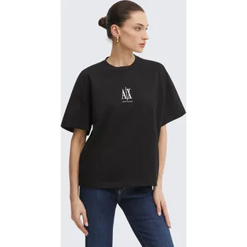 Dámské tričko Dámské tričko Armani Exchange XW001182AF15085 černé Velikost: M