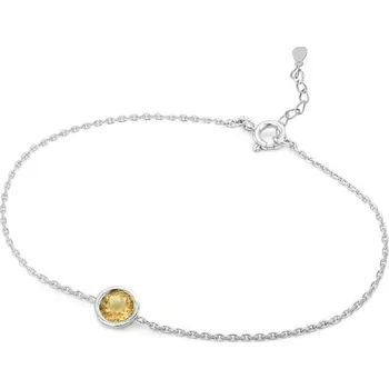 Náramek Stříbrný náramek s citrínem Arleth