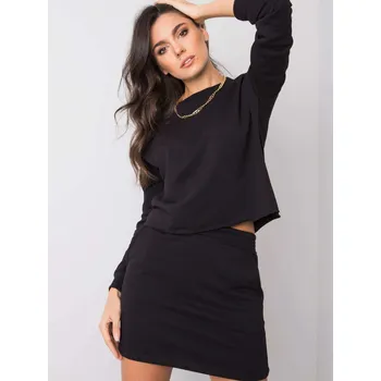 Černý teplákový komplet RUE PARIS RUE PARIS černá 3291265