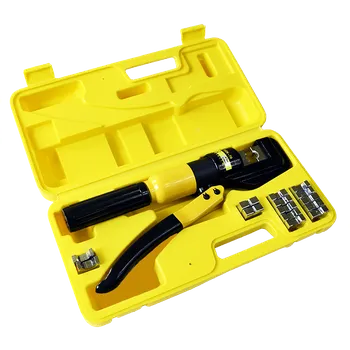 Sada nářadí lisovací kleště na hliníkové lisovací spojky lanka, sada - kufřík se sadou matric pro lanka ø 3, 4, 5 a 6 mm