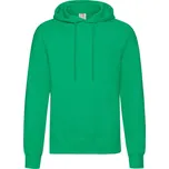 Green Men's Hooded Sweat Fruit of the Loom Fruit of the Loom zelená 2467272