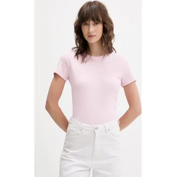 Dámské tričko Tričko Hollister Co. dámské, růžová barva, KI339-5073-600 KI339.5073.600 30X, vel. XXS