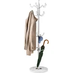 Casaria Věšák na šaty stojací bílý, 173 cm 109698
