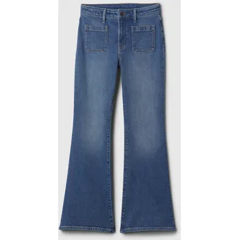 Dámské džíny GAP Dětské džíny Flare high rise - Holky GAP modrá 2646657