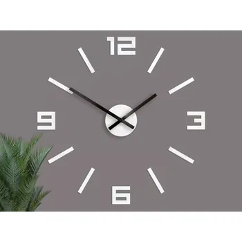 Hodiny ModernClock Nástěnné samolepící hodiny Arabic 50 cm bílé