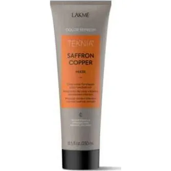 Vlasová regenerace Lakmé Teknia Color Refresh Saffron Copper Mask - Vyživující maska s barevnými pigmenty pro oživení měděných odstínů 250 ml