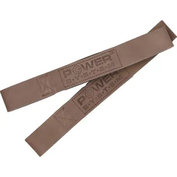 Power System Trhačky Leather Straps Varianta: černá - univerzální, 1 pár