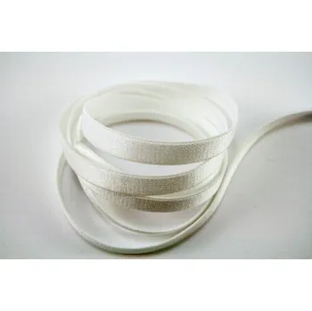 Hladká ramínková pruženka - bílá - šířka 1 cm