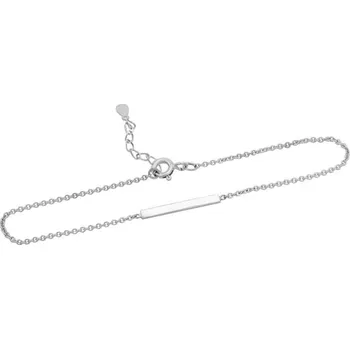 Náramek Stříbrný minimalistický náramek Bar