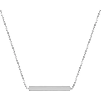 Náhrdelník Jemný stříbrný náhrdelník Bar