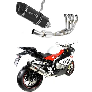 Auto-moto Laděný výfuk Dominator BMW S1000RR EX 2017 - 2018 Kompletní systém Výfukové potrubí HP1 BLACK + dB killer medium