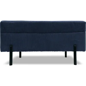 Taburet Taburet LANA s úložným prostorem - tmavěmodrý - manšestr - LINCOLN 77