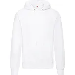 Pánská bílá mikina s kapucí Fruit of the Loom Fruit of the Loom bílá 2467263