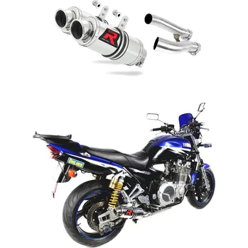 Výfuk pro motocykl Laděný výfuk Dominator Yamaha XJR 1300 99 06 tlumič výfuku GP1 + dB killer medium