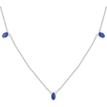 Náhrdelník Zlatý náhrdelník se třemi modrými opály Juuso